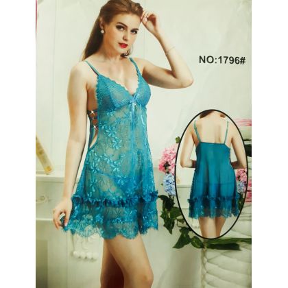 Net Lace Lingerie Nightie For Her - Hot &amp; Sexy Lingerie and Nightwear - Best Price in Pakistan - HitShop.pk